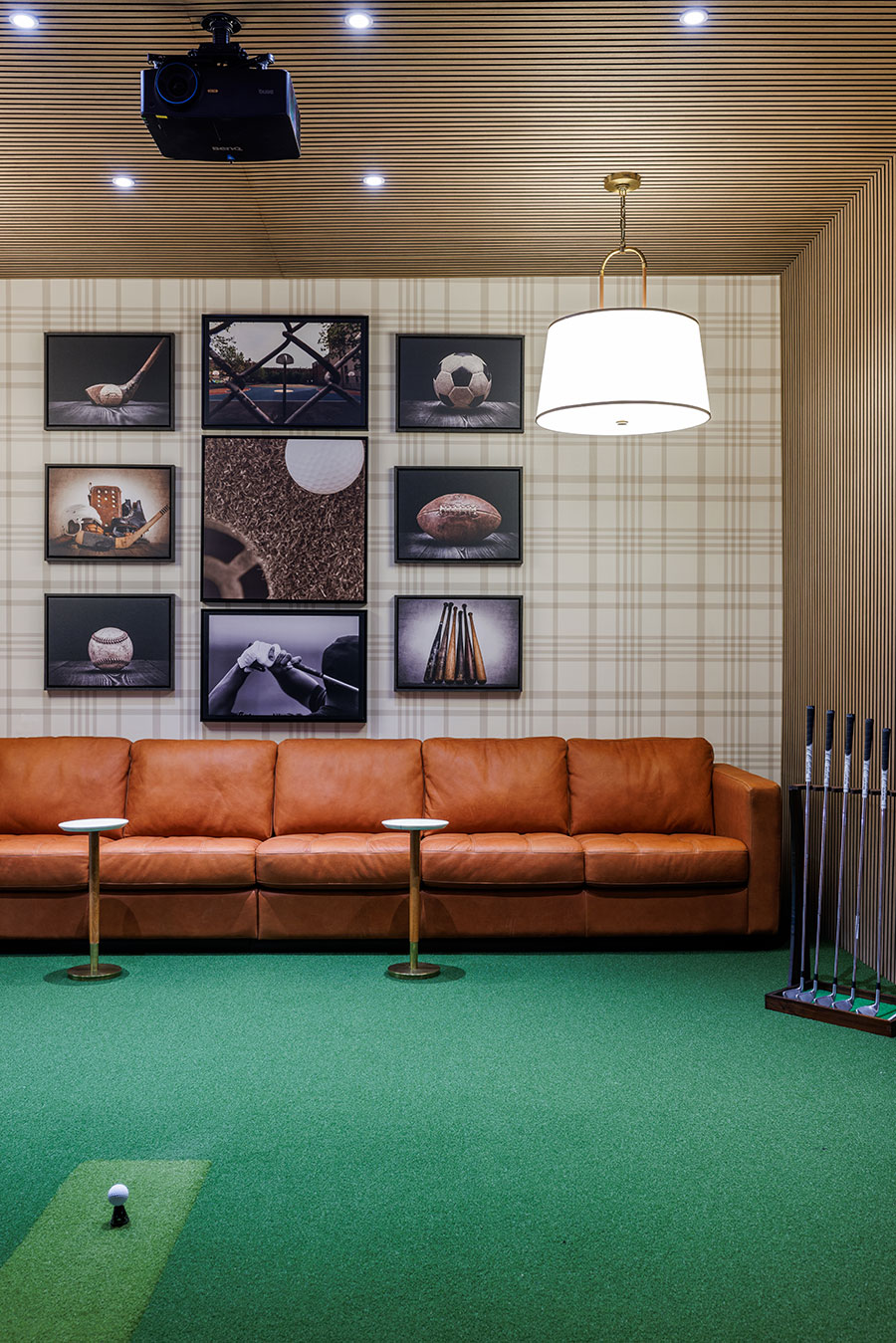 Golf Sim Family Room